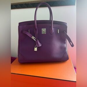 Hermes Birkin 35 Ghillies Veau Togo
